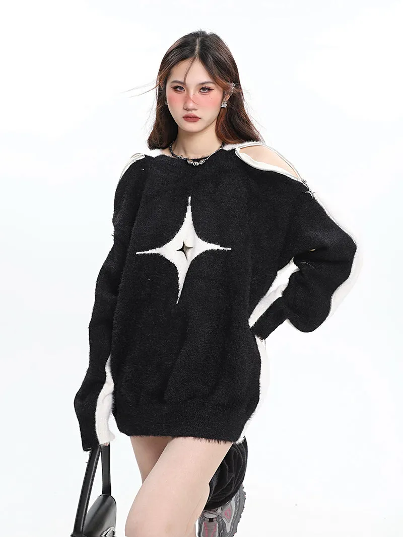 Star Light Long Sleeve Sweater