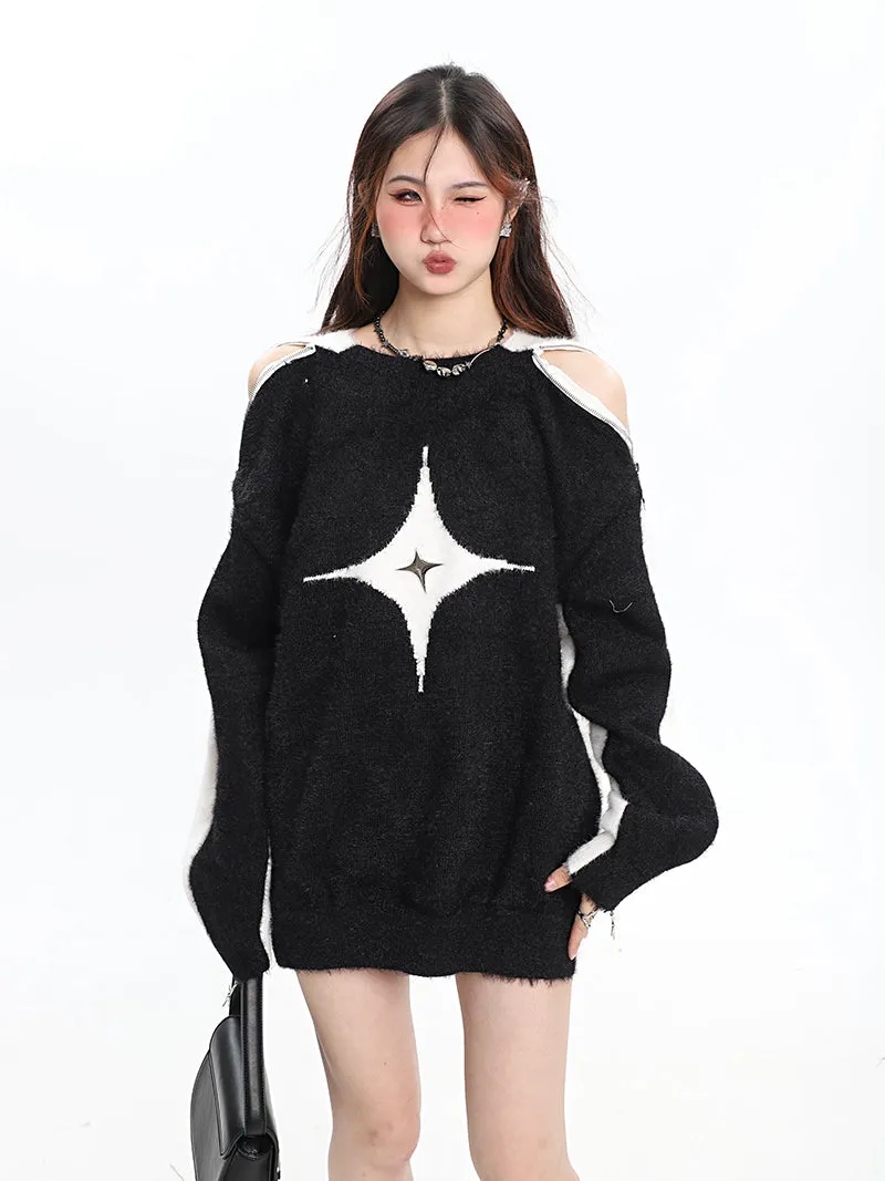 Star Light Long Sleeve Sweater