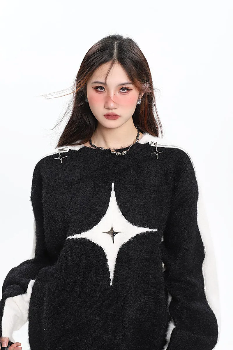 Star Light Long Sleeve Sweater