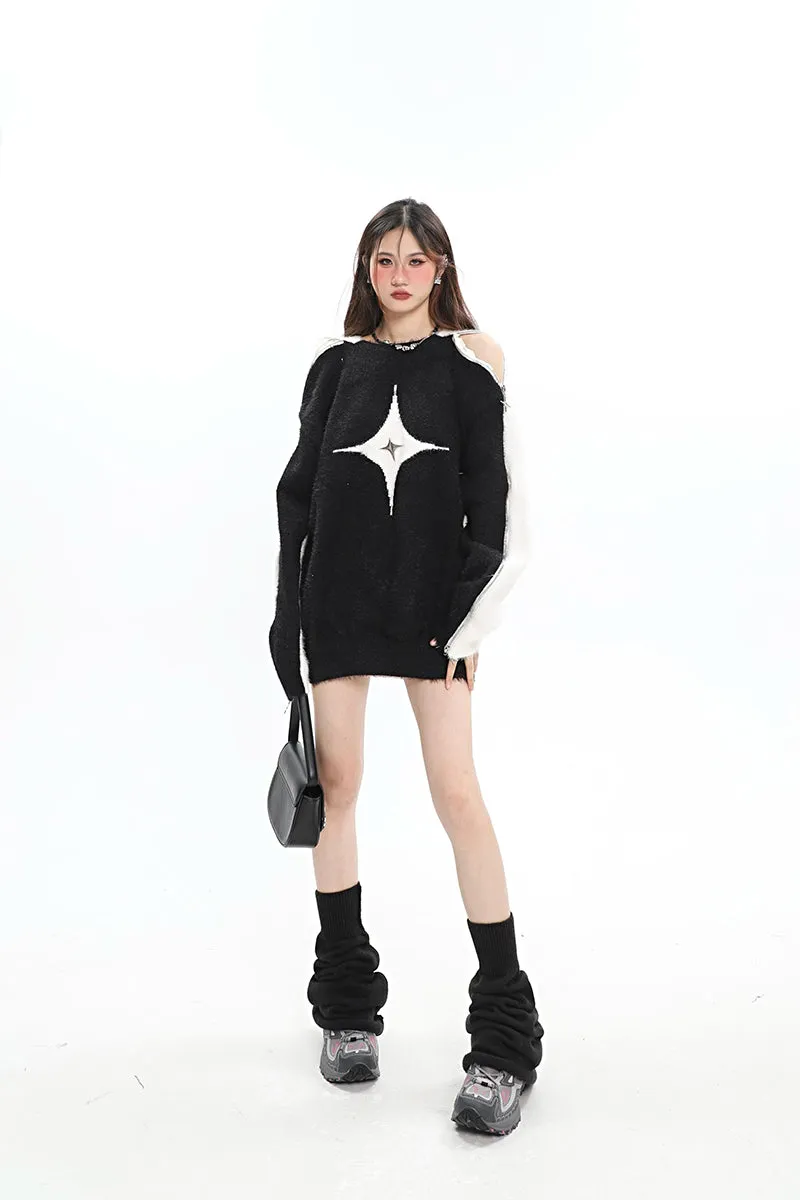 Star Light Long Sleeve Sweater