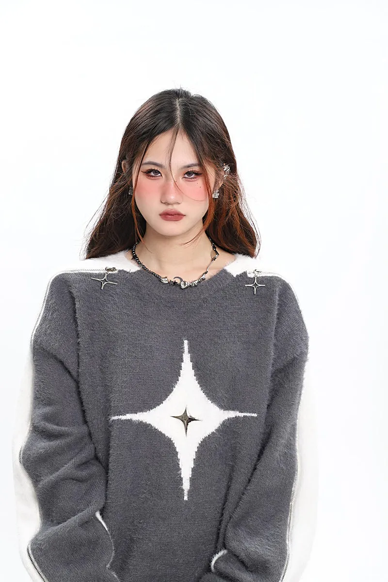 Star Light Long Sleeve Sweater