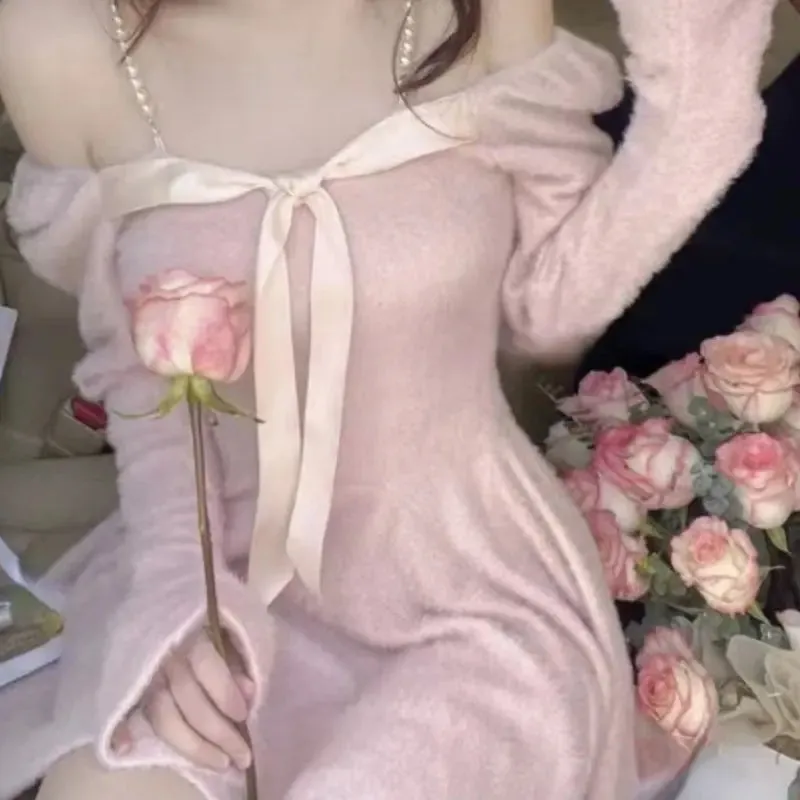 Sweet Pink Elegant Dress