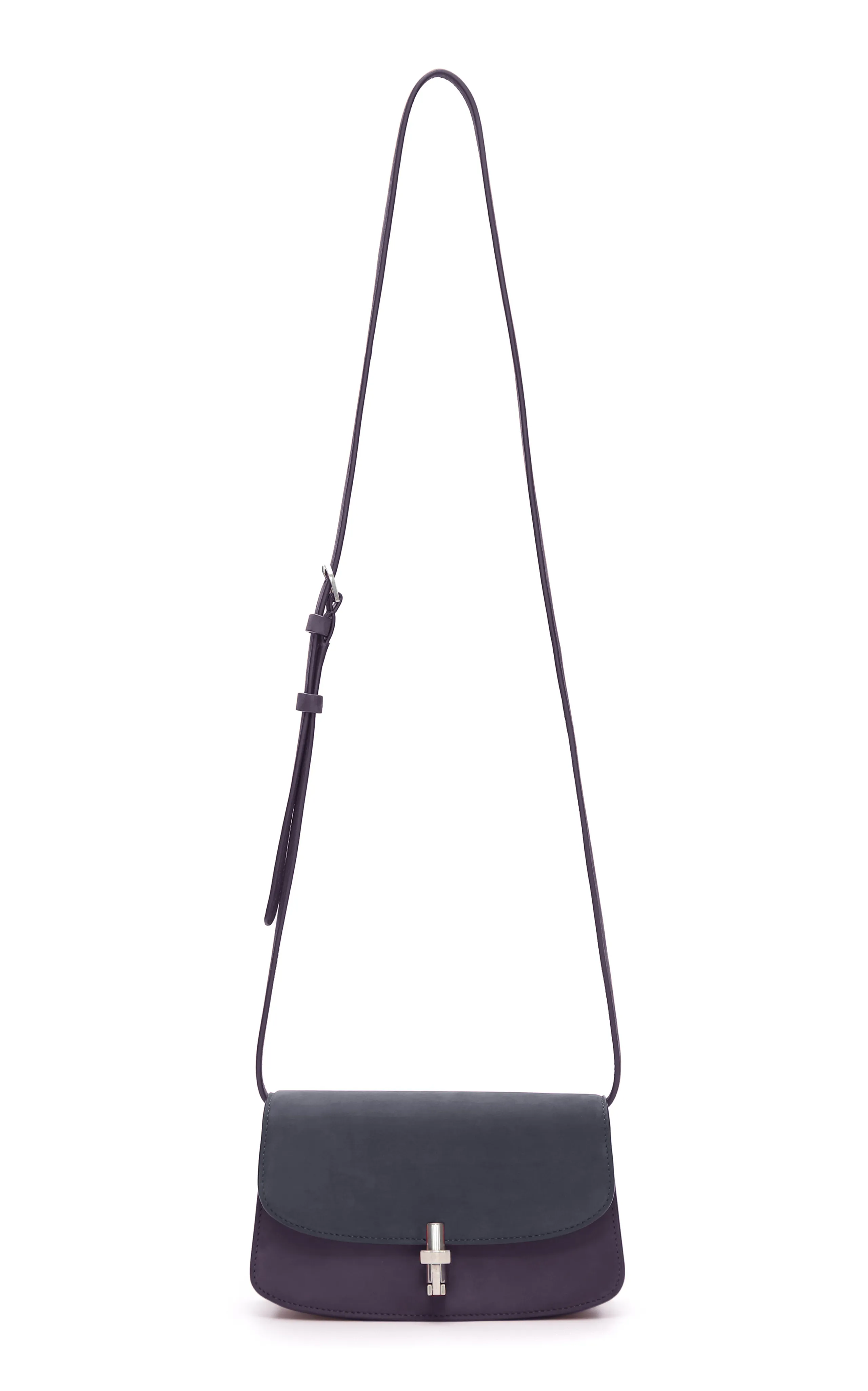 The Row Sofia E/W Leather Crossbody Bag