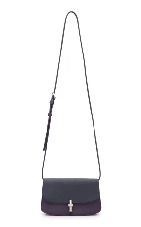 The Row Sofia E/W Leather Crossbody Bag