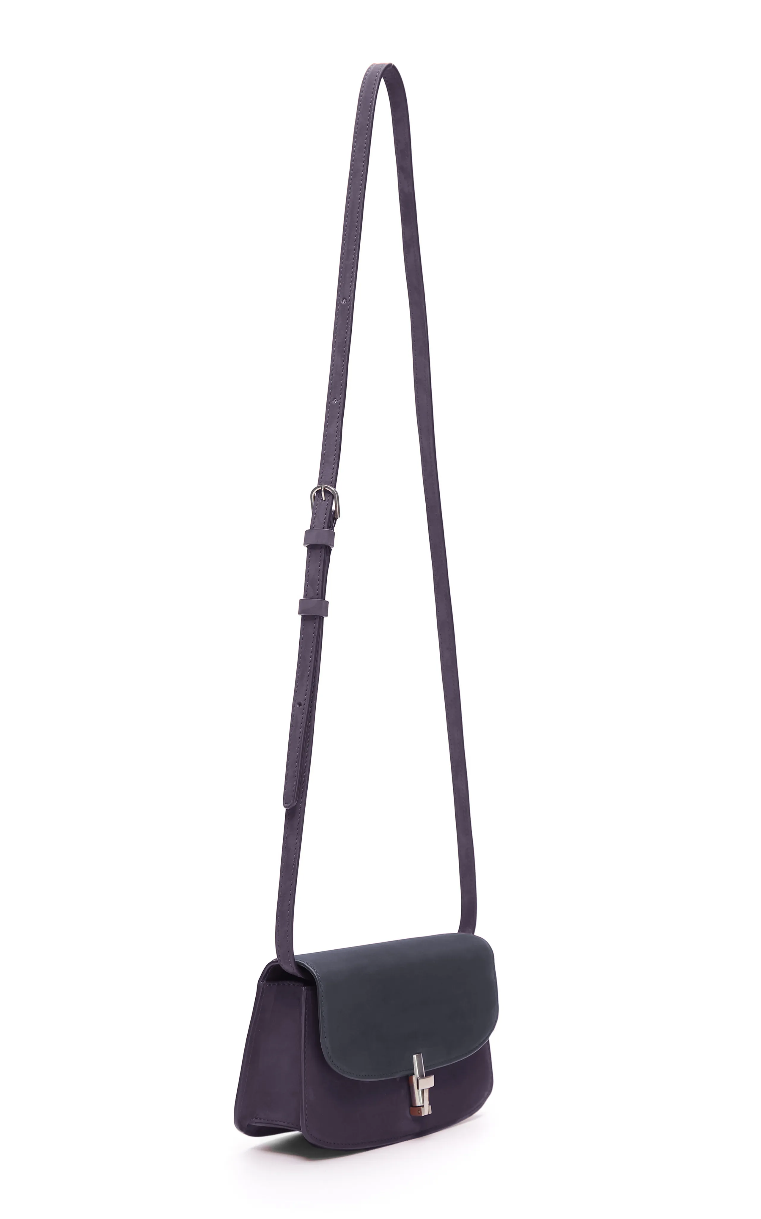 The Row Sofia E/W Leather Crossbody Bag