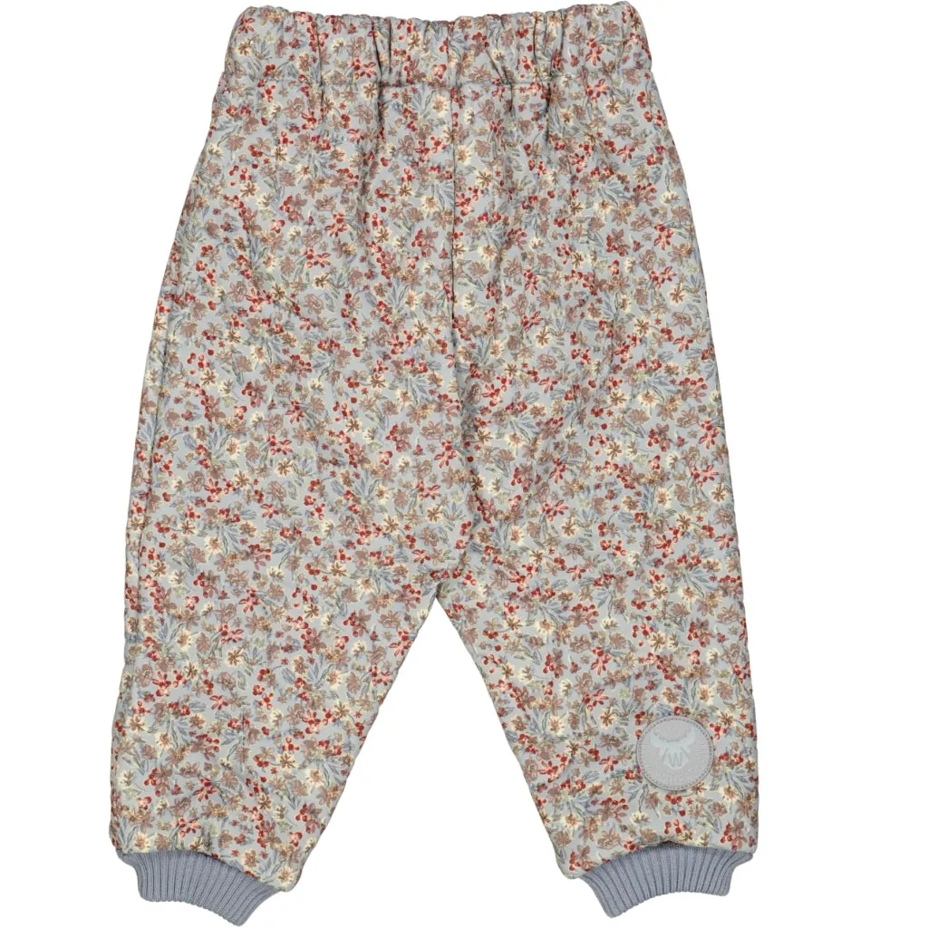 Thermo Pants Alex - dusty dove flowers