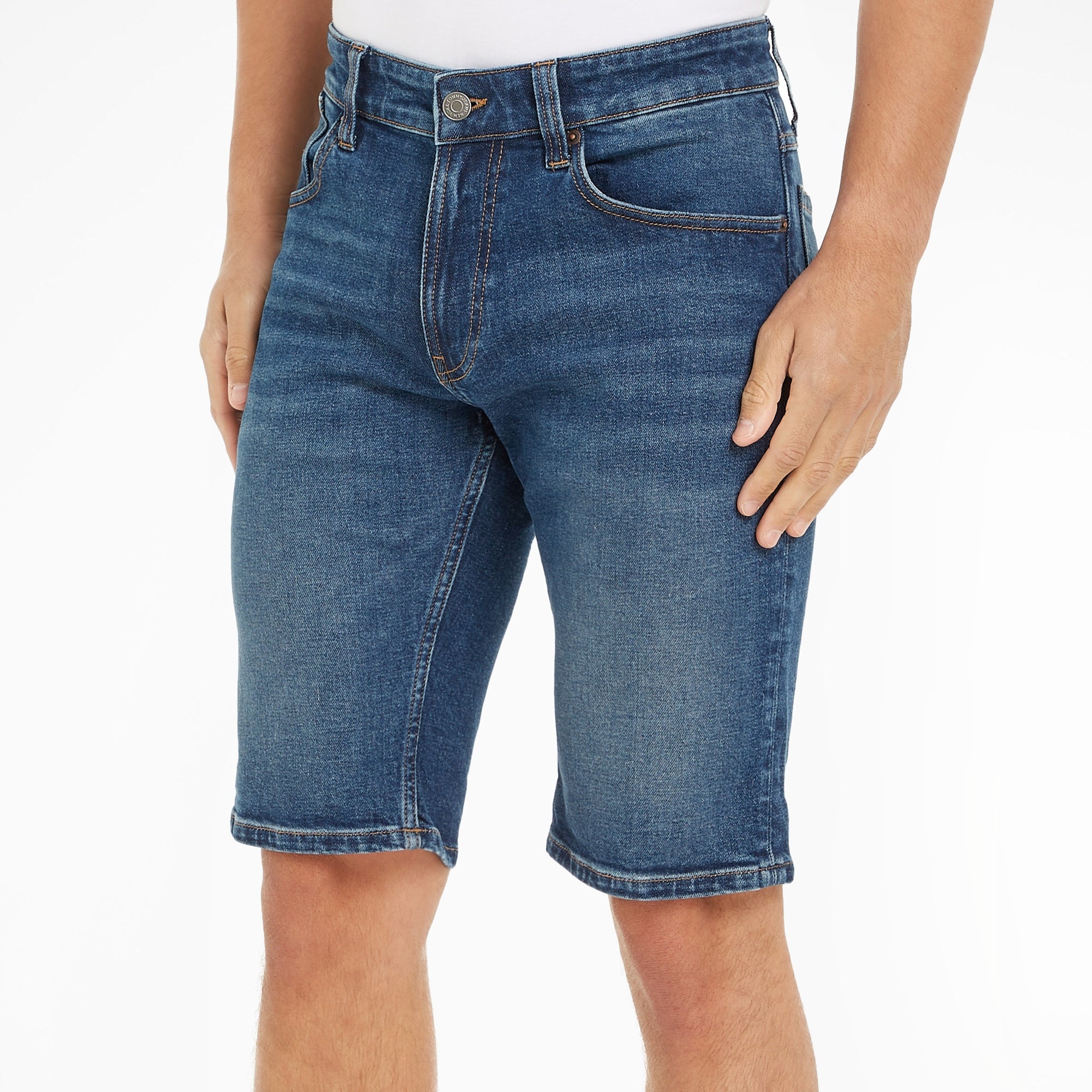 Tommy Jeans Ronnie Denim Shorts - Denim Dark