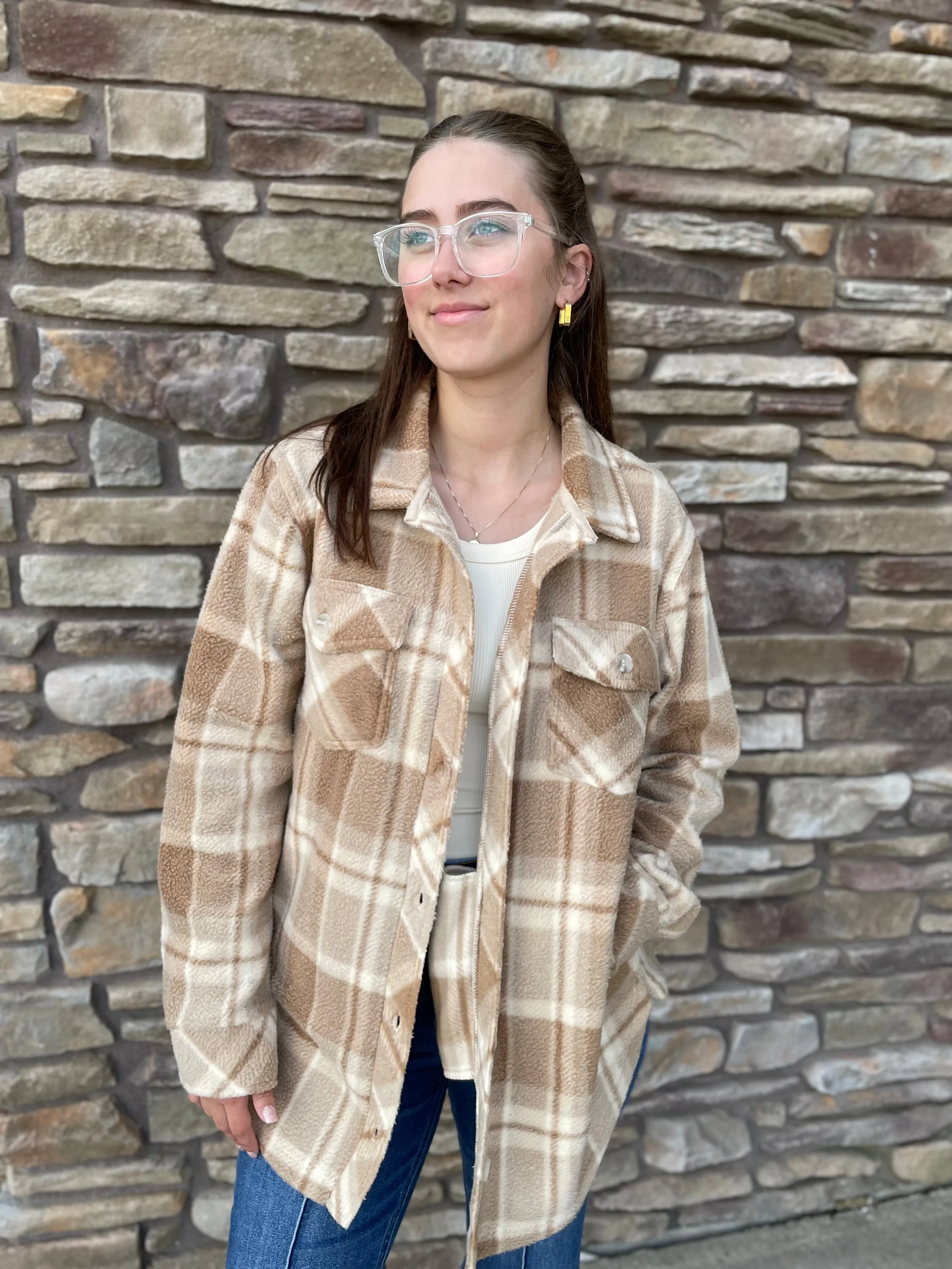 Tulis Jacket | Beige Multi-Plaid