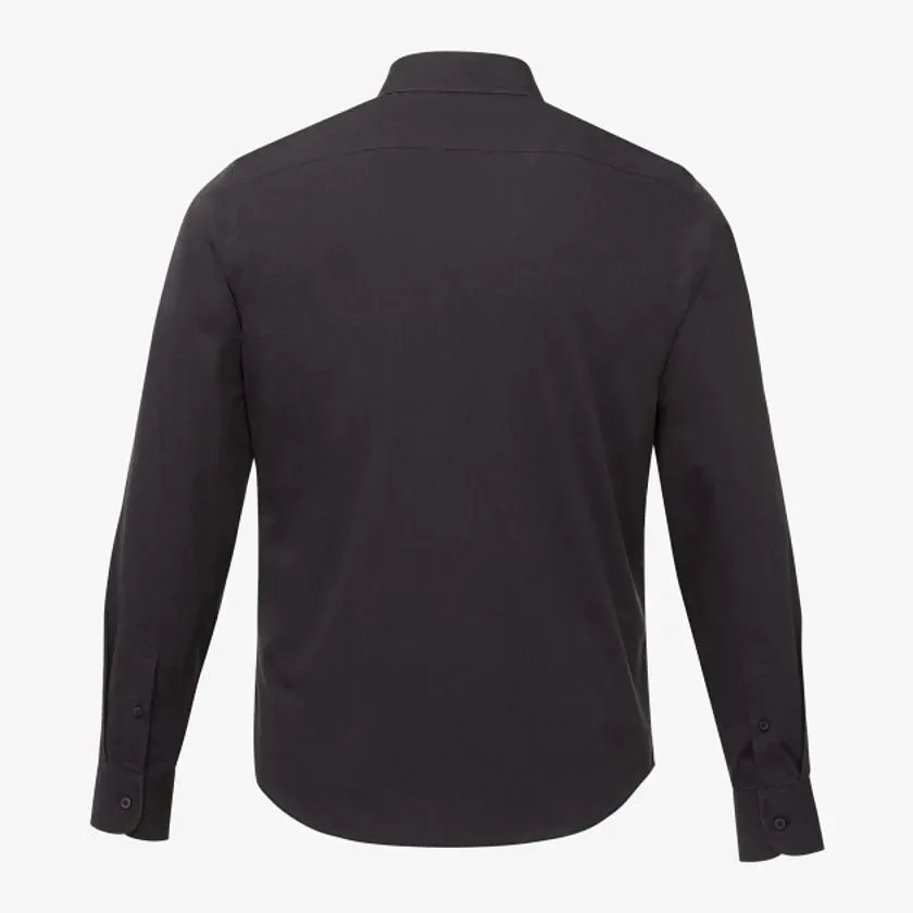 UNTUCKit Black Stone Wrinkle-Free Long Sleeve Slim-Fit Shirt Mens TM31361 Black