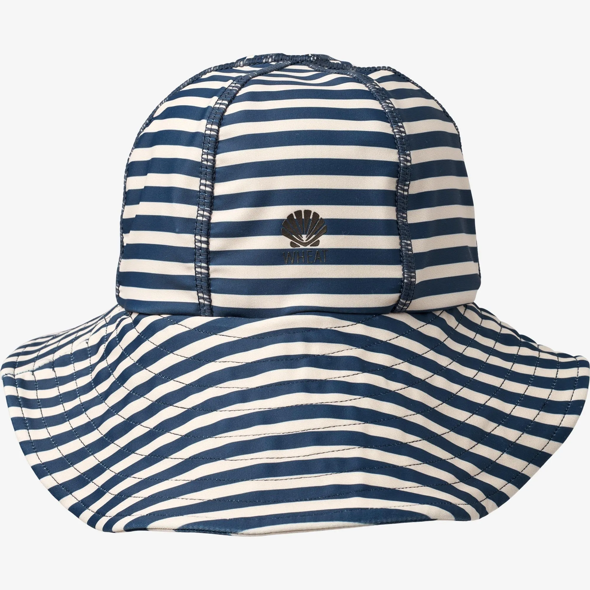 UV Sun Hat - indigo stripe