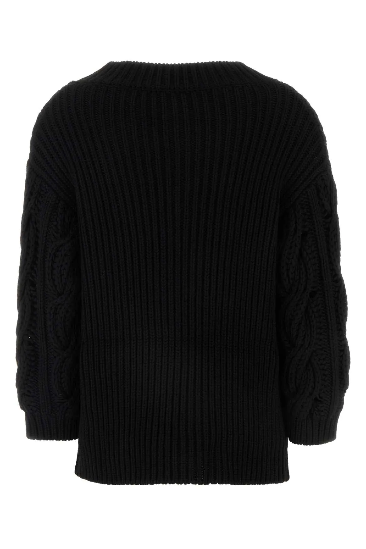 Valentino Garavani Black Wool Sweater