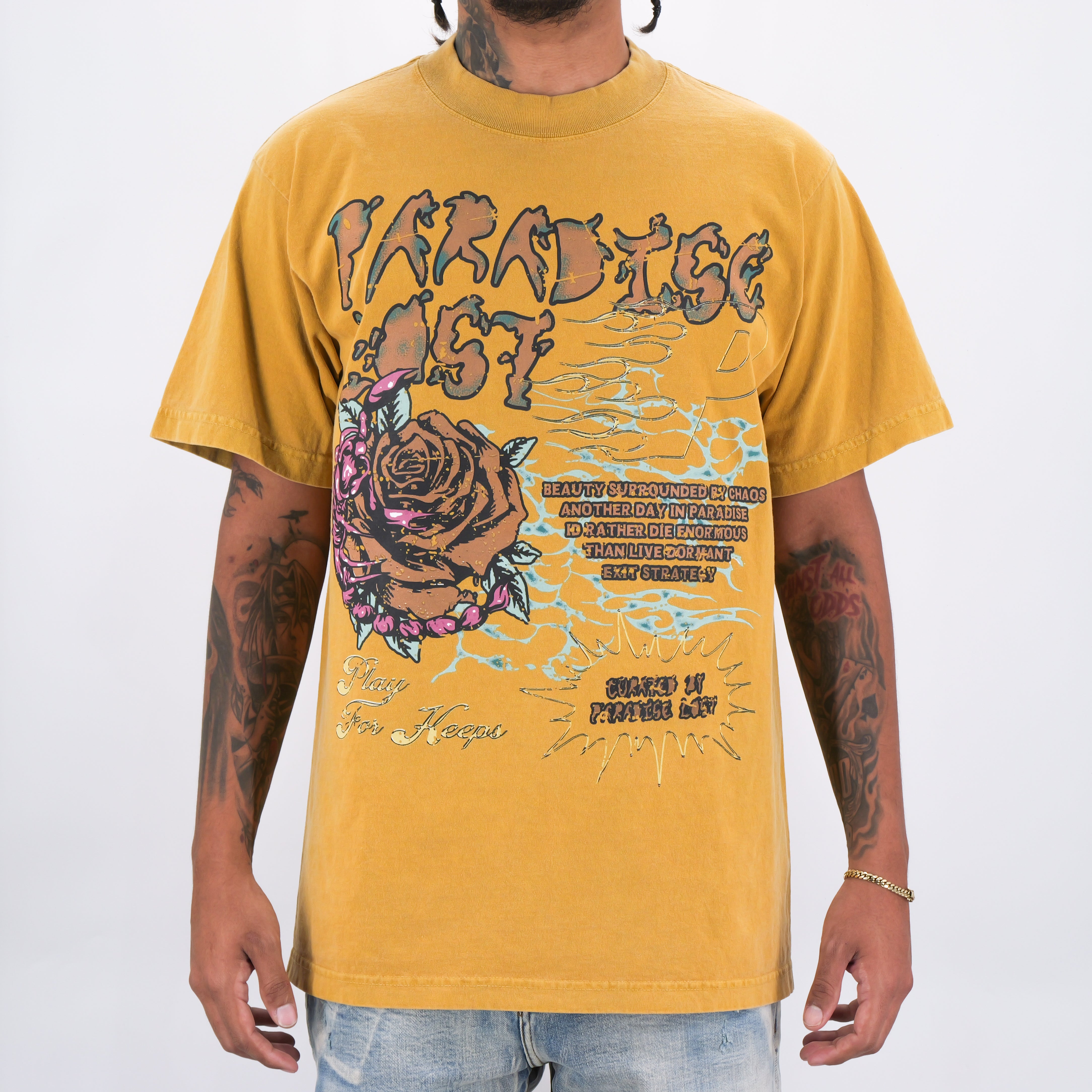 Visual Prem Tee Mustard