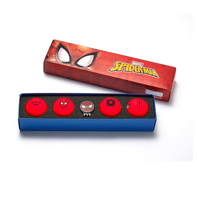 Volvik Marvel Avengers 3.0 Golf Ball Gift Set - Spiderman