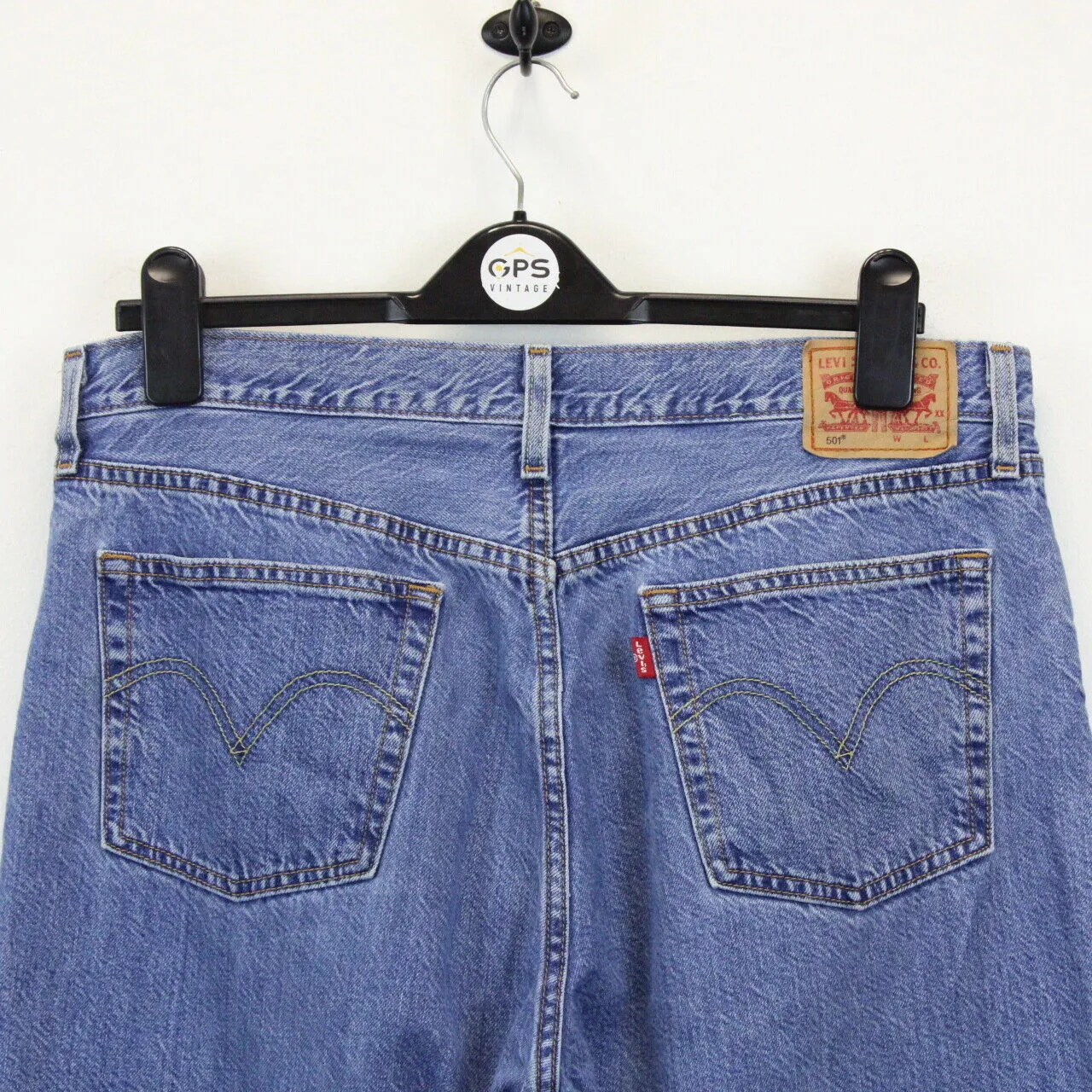 Womens LEVIS 501 Jeans Mid Blue | W36 L32