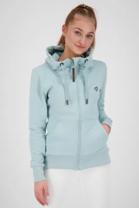 YasminAK A Hooded Sweat Jacket Hellblau