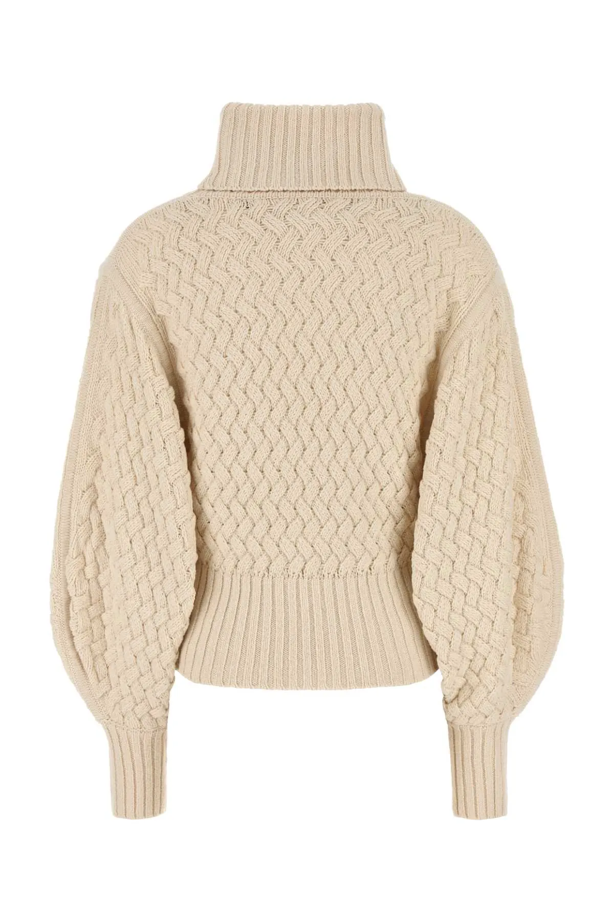 Zimmermann Sand Wool Blend Illustration Sweater